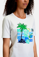 Basic Shirt mit Aufdruck / Detailbild
