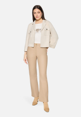 Blazer-Jacke mit 3/4 Arm / Modellfoto Vorderseite (Outfit)