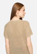 Strickpullover mit Rundhalsausschnitt / Detailbild
