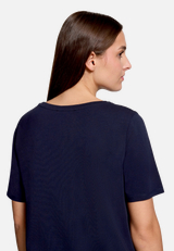 Print-T-Shirt mit Rundhalsausschnitt  / Detailbild