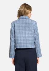 Blazer-Jacke langarm / Modellfoto Rückseite