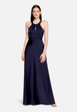 Abendkleid mit Cut-Outs / Modellfoto Vorderseite