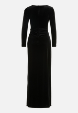 Abendkleid langarm / Rückseite