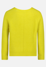 Strickpullover mit Rundhalsausschnitt / Rückseite