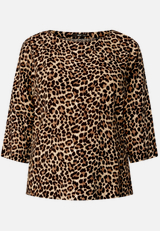 Leobluse mit Rundhalsausschnitt / Vorderseite