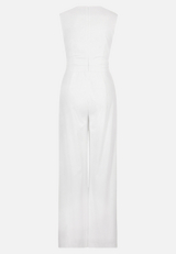 Jumpsuit mit weitem Bein / Rückseite