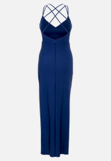 Abendkleid figurbetont / Rückseite
