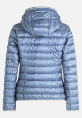 Steppjacke mit abnehmbarer Kapuze / Rückseite