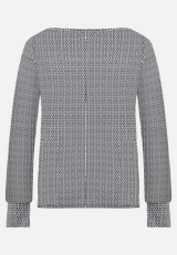 Casual-Shirt mit Gummizug / Rückseite