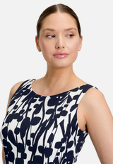 Cocktailkleid mit Print / Detailbild