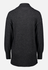 Strickpullover mit Lurexfaden / Rückseite