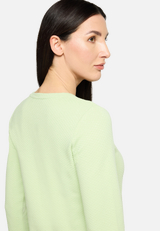 Basic Shirt mit Struktur / Detailbild