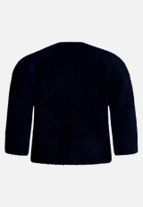 Strick-Cardigan mit 3/4 Arm / Rückseite