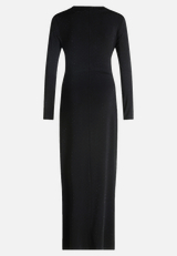 Abendkleid mit V-Ausschnitt / Rückseite