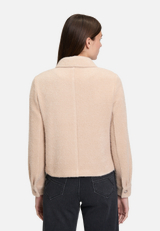 Casual-Jacke mit aufgesetzten Taschen / Modellfoto Rückseite