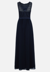 Abendkleid mit Spitze / Rückseite