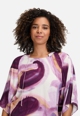 Casual-Bluse mit Muster / Detailbild