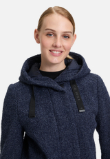 Wolljacke mit Kapuze / Detailbild