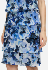 Cocktailkleid mit Volant / Detailbild
