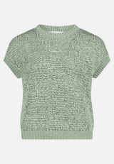 Strickpullover mit Rundhalsausschnitt / Vorderseite