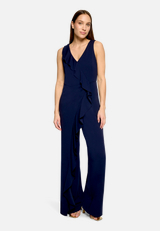 Jumpsuit mit Volant / Modellfoto Vorderseite
