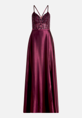 Abendkleid mit Stickerei / Vorderseite