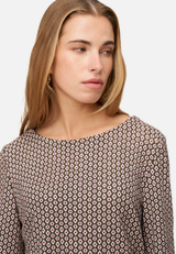 Bluse mit grafischem Print / Detailbild