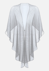 Cape im Glitzer-Look / Vorderseite