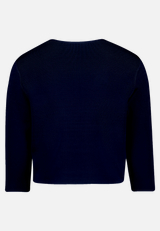 Strickbolero langarm / Rückseite