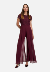Jumpsuit kurzarm / Modellfoto Vorderseite