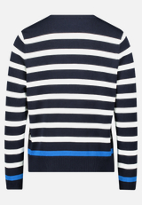 Strick-Cardigan mit Aufdruck / Rückseite
