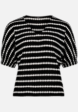 Strickshirt  mit Streifen / Vorderseite