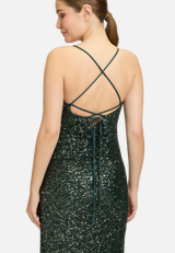 Abendkleid figurbetont / Detailbild