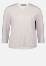 Feinstrickpullover mit V-Ausschnitt / Vorderseite