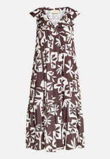 Casual-Kleid mit Flügelärmeln / Vorderseite