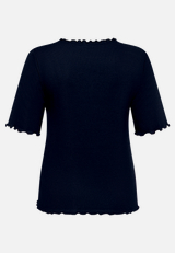 Halbarm-Shirt mit Kragen / Rückseite