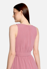 Cocktailkleid mit Volant / Detailbild
