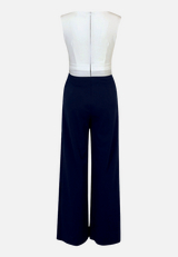 Jumpsuit mit weitem Bein / Rückseite