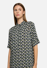 Hemdblusenkleid mit Aufdruck / Detailbild