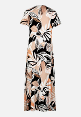 Midikleid mit Raffung / Rückseite