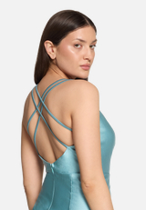 Abendkleid figurbetont / Detailbild