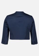 Bolero-Jacke unifarben / Rückseite
