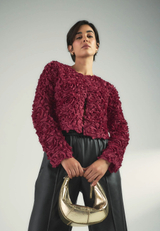 Bolero-Jacke mit 3D Blumen / Imagebild