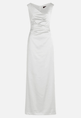 Abendkleid mit Raffung / Vorderseite