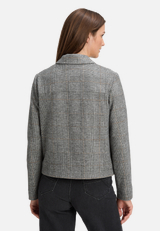 Casual-Jacke mit Taschen / Modellfoto Rückseite
