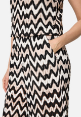 Jumpsuit mit Zickzack-Muster / Detailbild