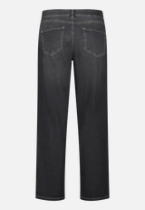Used Look-Jeans mit Waschung / Rückseite