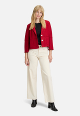 Blazer-Jacke mit Reverskragen / Modellfoto Vorderseite (Outfit)