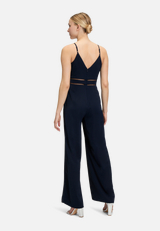 Jumpsuit mit Cut-Outs / Modellfoto Rückseite