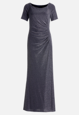 Abendkleid im Glitzer-Look / Vorderseite